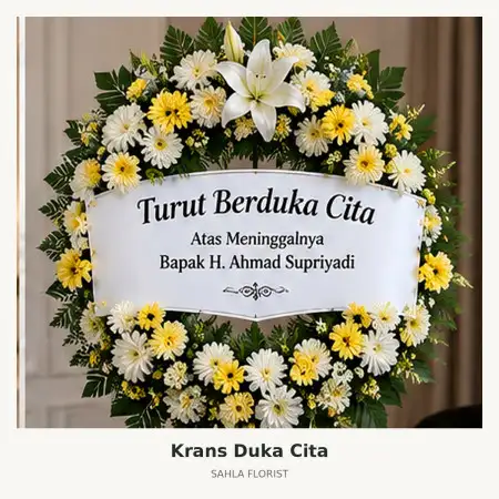 Krans Bunga Duka Banguntapan